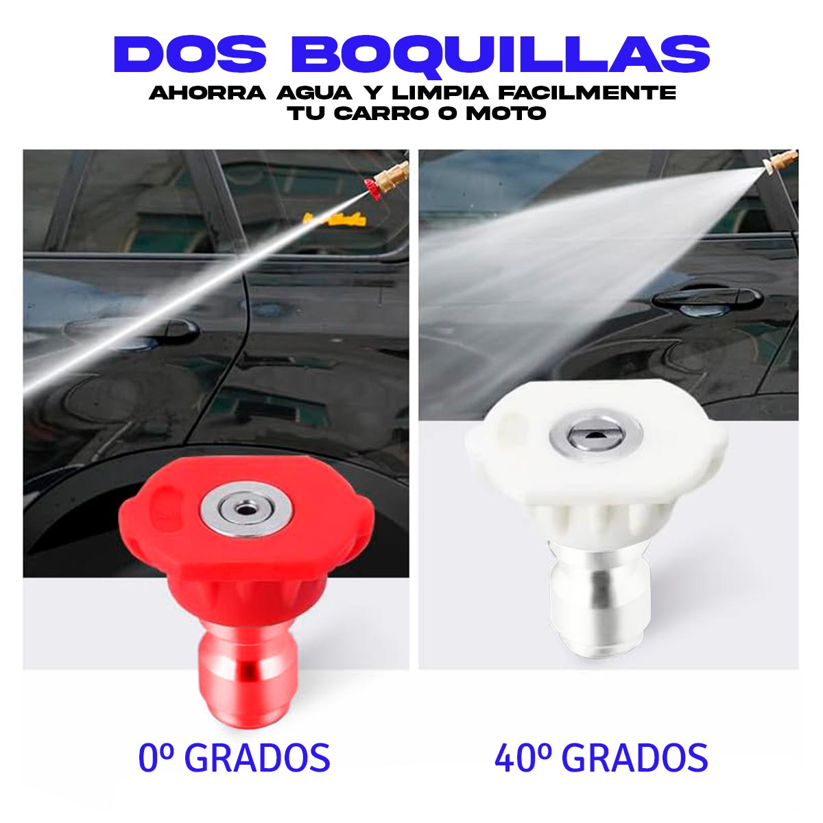 Hidrolavadora Portátil con 2 baterias